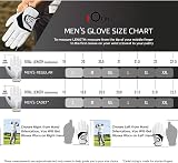 FINGER TEN Golf Gloves Men Left Hand Cabretta Leather 5 Pack All Weather view 6