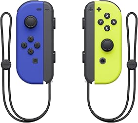 Joy-Con (set Izda/Dcha) Azul / Amarillo Neón 