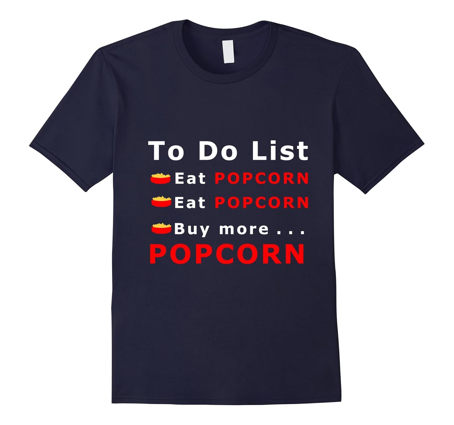 Funny Popcorn T-shirt-ANZ