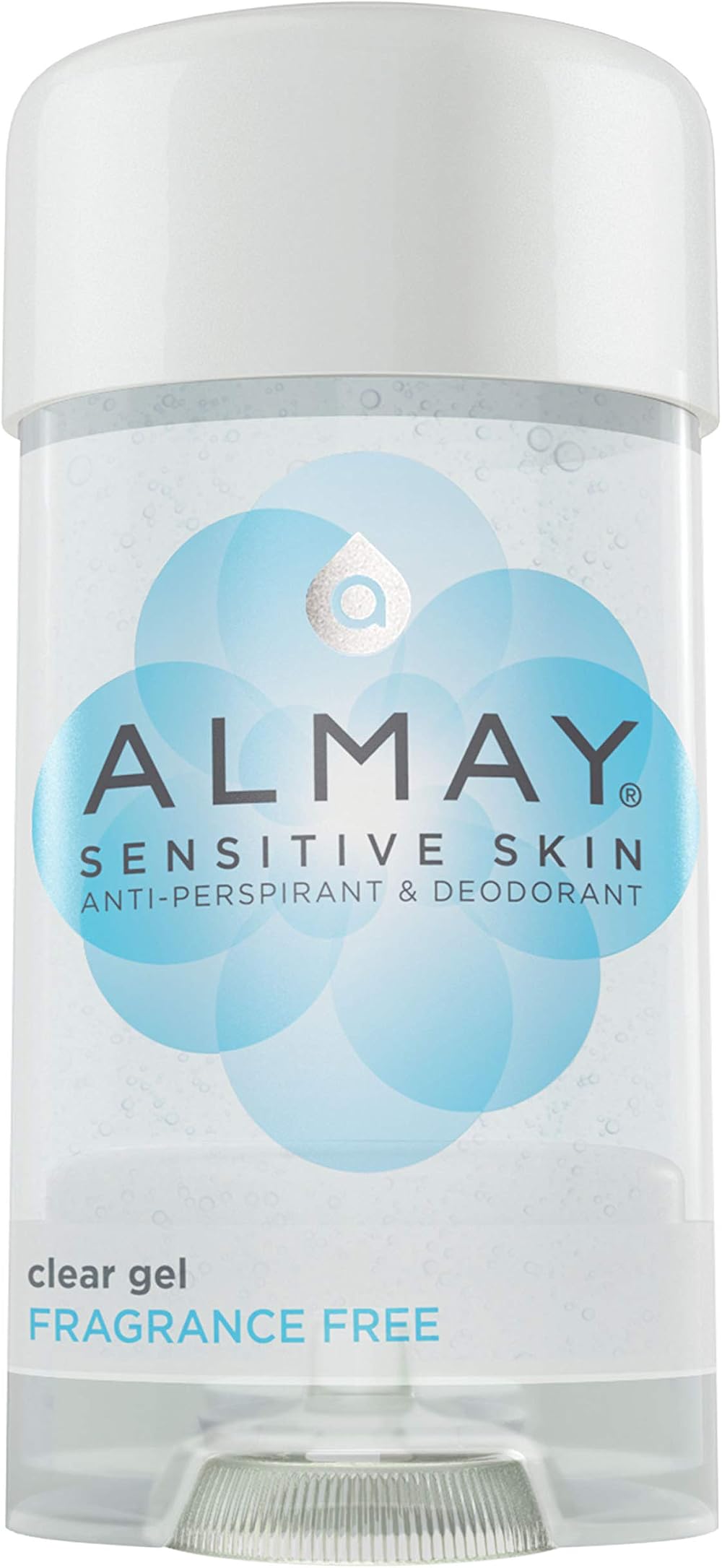 Almay Sensitive Skin Clear Gel Antiperspirant Deodorant Fragrance Free 6pk