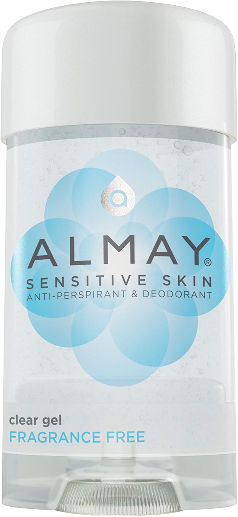 Almay Sensitive Skin Clear Gel Antiperspirant Deodorant Fragrance Free 6pk