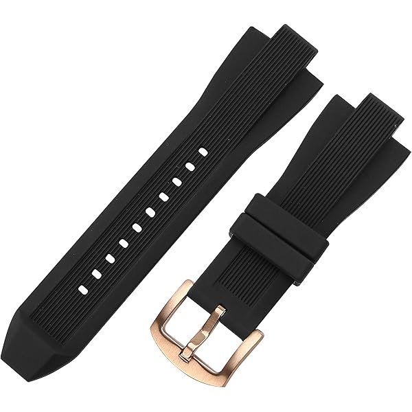 Hadley-Roma Men's 18mm Leather Watch Strap, Color:Black (Model