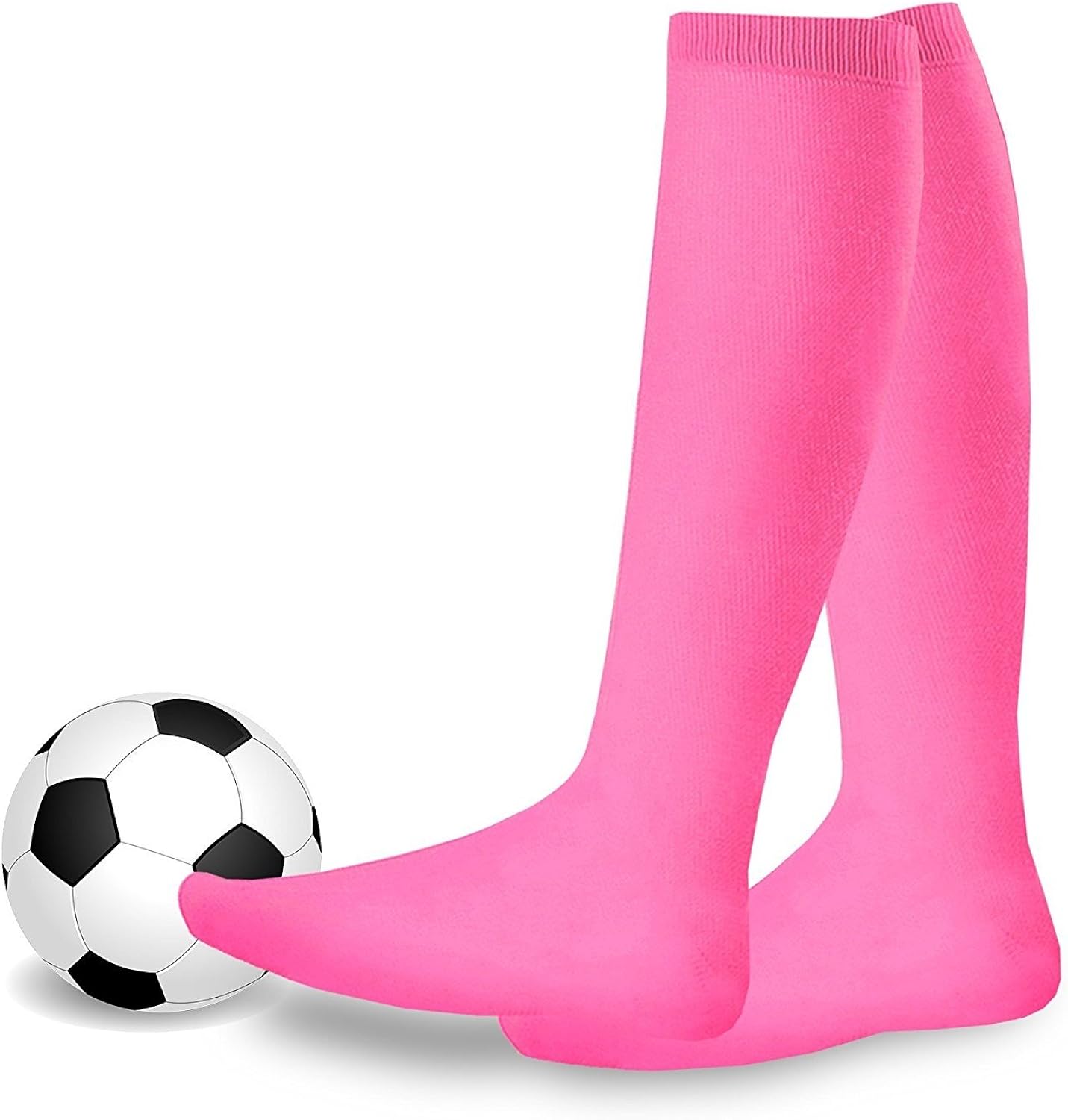 Athletic Sports Socks for Unisex - Soccer Socks, Team Sports Socks with Cushion Socks Multi-Pack: Clothing