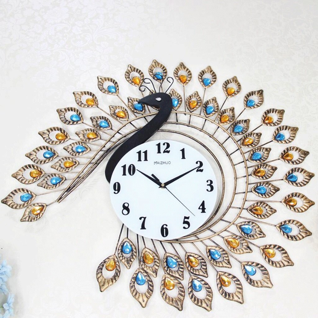 正規激安 Txxm モダン時計の壁時計居間ヨーロッパのファッションミニマリストクリエイティブクォーツ時計ベッドルームミュート時計掛けテーブル B07f746gvj Studioweb Com