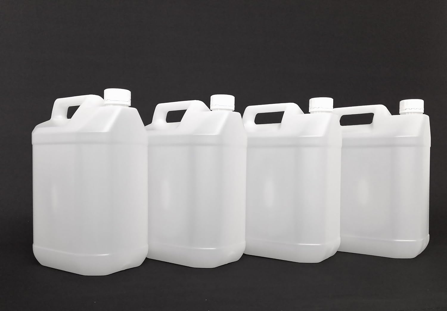H32 Pack de bidones de plástico Transparente (4 Unidades, 5 L ...
