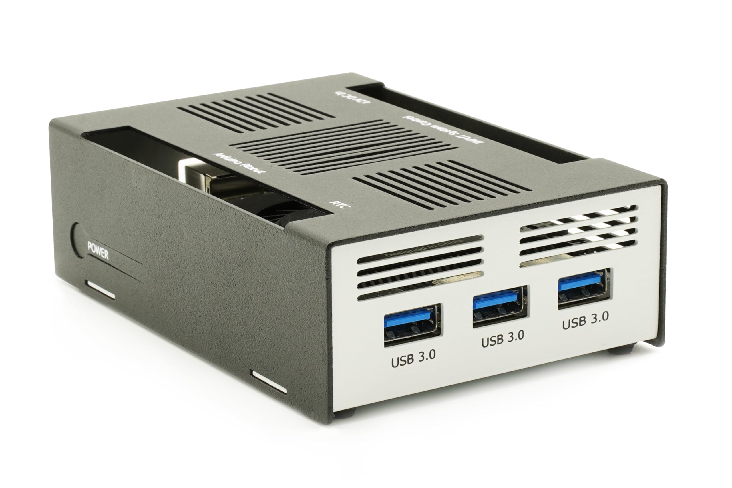 KKSB LattePanda Alpha and LattePanda Delta Case | Black and White LattePanda Aluminium Case