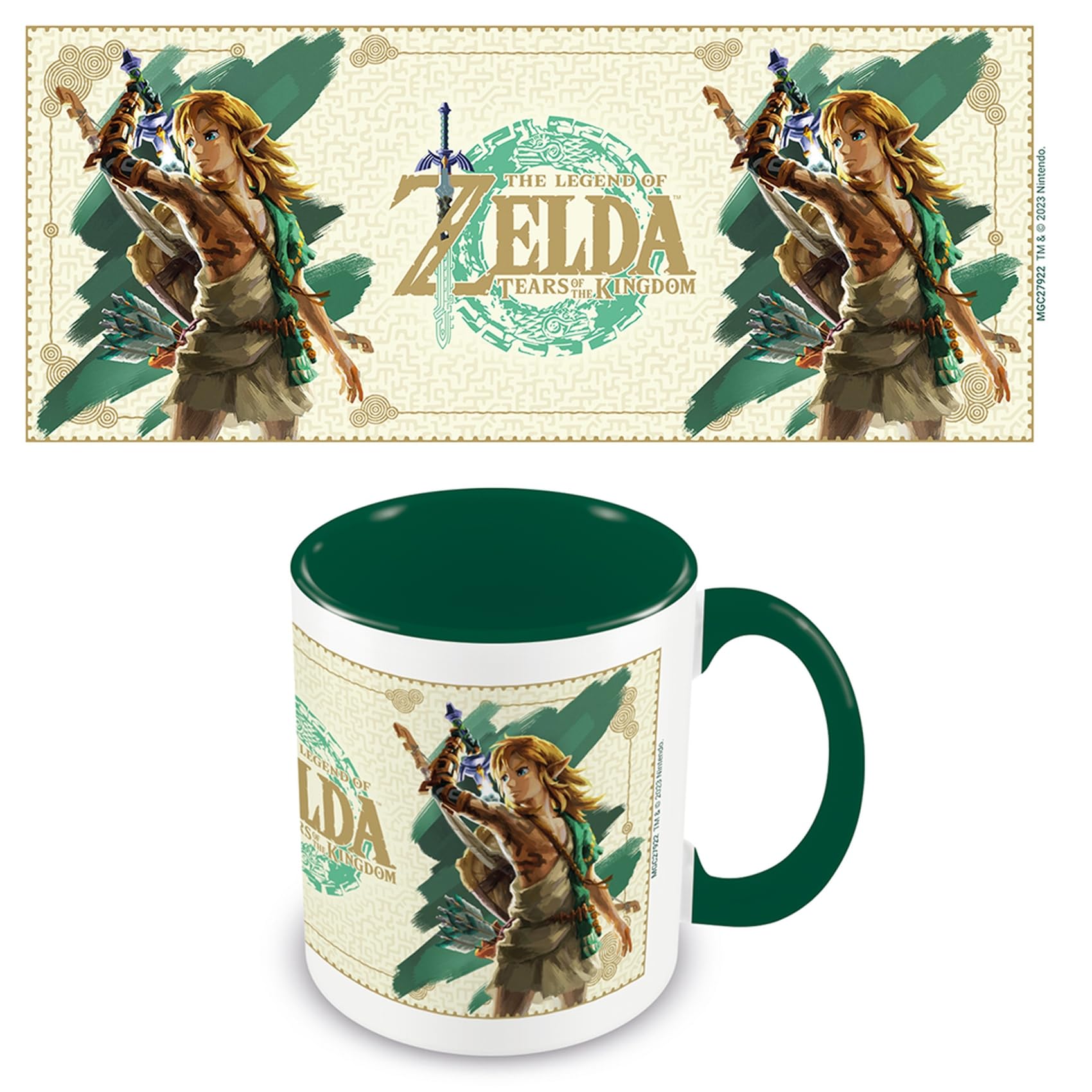 Pyramid International The Legend of Zelda Mug (Link Unleashed Design) 11oz Ceramic Coffee Mug, Cups and Coffee Mugs for Women and Mugs for Men - Official Merchandise