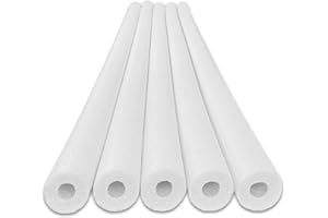 Oodles of Noodles Deluxe Rainbow Pool Noodles Foam - Pack of 5 - Approx. 48 inch x 2.5 inch Multi-Purpose Foam Tubes, Pool Noodles Bulk Floats for Pool, Exercise, Crafts, Padding, Insulation & More