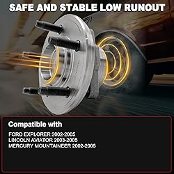 Pair 515050 Front Wheel Bearing Hub Assembly