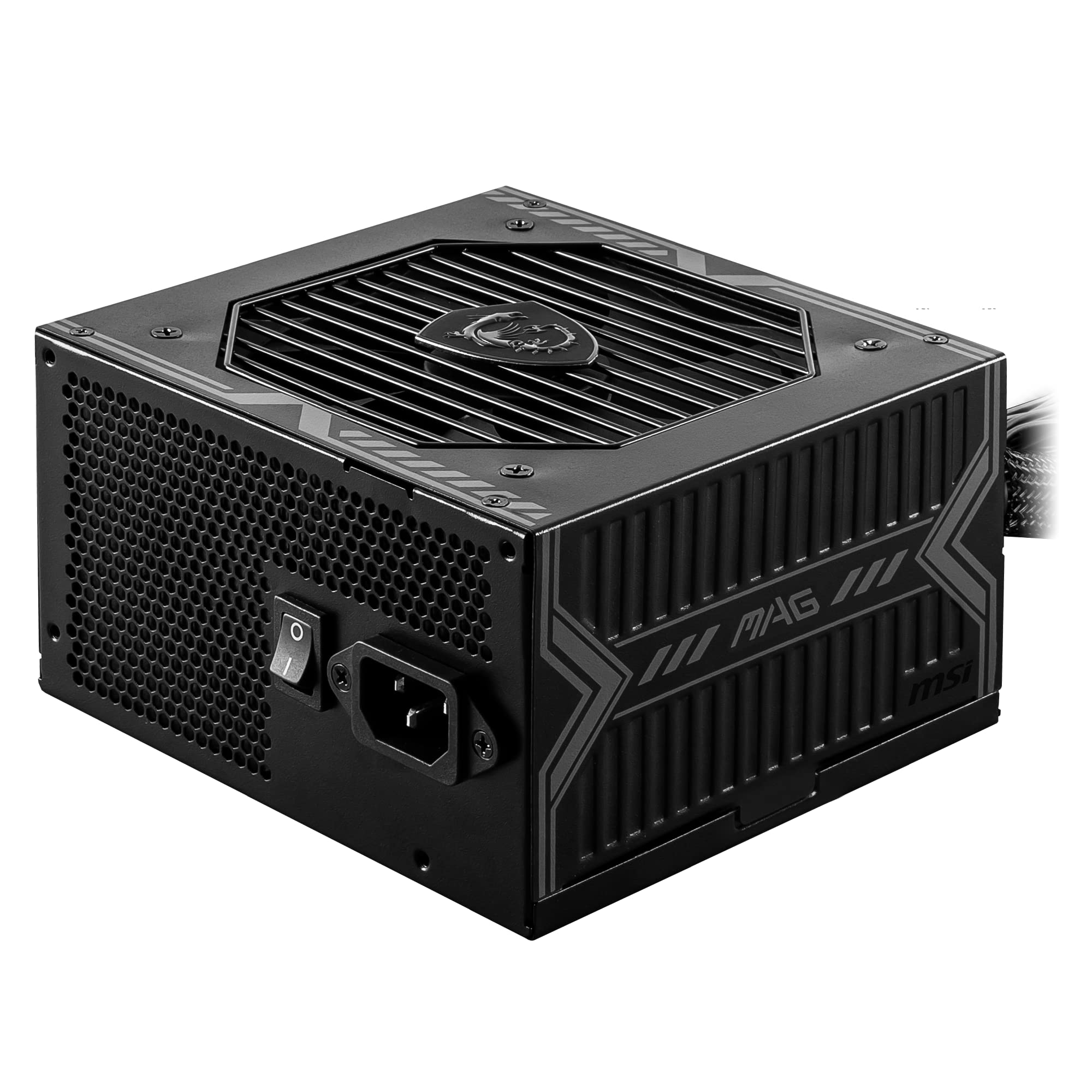 Msi Mag A550Bn Power Supply Unit, Uk Plug - 550W, 80 Plus Bronze Certified, Atx Psu, 12V Single-Rail, Dc-To-Dc Circuit, 120Mm Fan - 5 Year Warranty