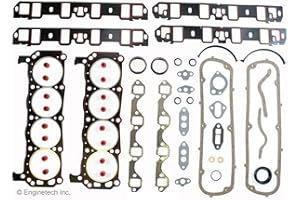 ENGINETECH F351W-9 Full Gasket Set W/ 1PC RMS Compatible with 1983-1986 Ford 5.8L 351 351W Windsor (CAR & Truck Engines)