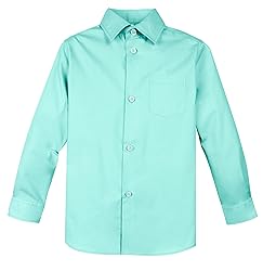 Spring Notion Baby Boys' Long Sleeve Dress Shirt