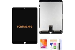 A-MIND LCD Replacement Screen Suitable for iPad Air 3 2019 10.5" A2152 A2123 A2153 A2154 LCD Display Touch Screen digitizer Assembly Without Home Button + Tool Repair Kit + Screen Protector (Black)