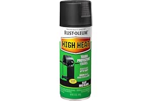Rust-Oleum 7778830 High Heat Spray Paint, 12 Ounce, Bar-B-Que Black, 12 Fl Oz