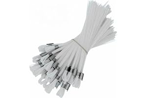 ACE Supply White Marking Whiskers - 25 Pack - Durable Marking Whisker Set - Use Survey Whiskers As Survey Stakes, Constructio