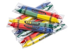 AMERCARE 4-Color Double End Honeycomb Crayons, Case of 1000
