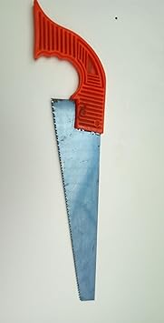 TRISHUL SANAM FTE Handsaw/Hacksaw 12 Inch for Professionals and Craftsmen To Cut All Types of Wood and DIY Works (Red, 42 x 8 x 2 cm)