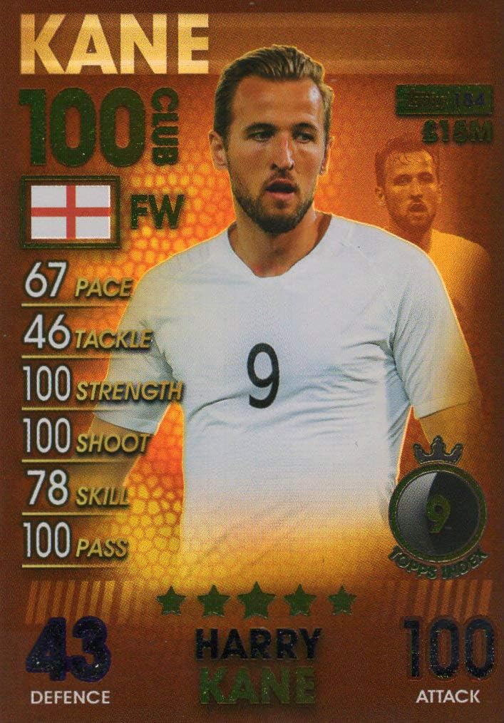 Match Attax 101 HARRY KANE 100 CLUB TRADING CARD ENGLAND Amazon.co.uk Sports & Outdoors