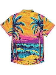 Hawaiian Shirts for Men Summer Beach Casual Short