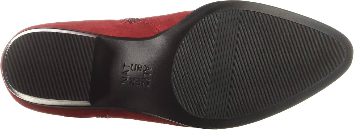 naturalizer blair booties red
