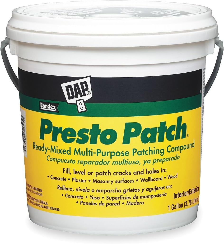 DAP 7079858555 Presto Patch Ready Mix Ga Raw Building Material, White