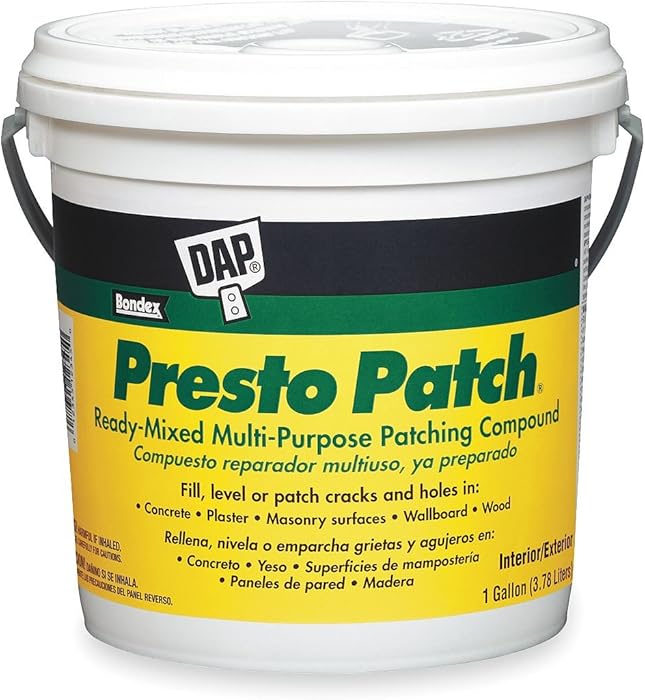 DAP 7079858555 Presto Patch Ready Mix Ga Raw Building Material, White