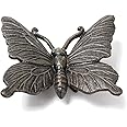 BRASSTAR Cast Iron Delicate Butterfly Statue Beautiful Detail Office Furniture Garden Farm Decoration TQGJPT338
