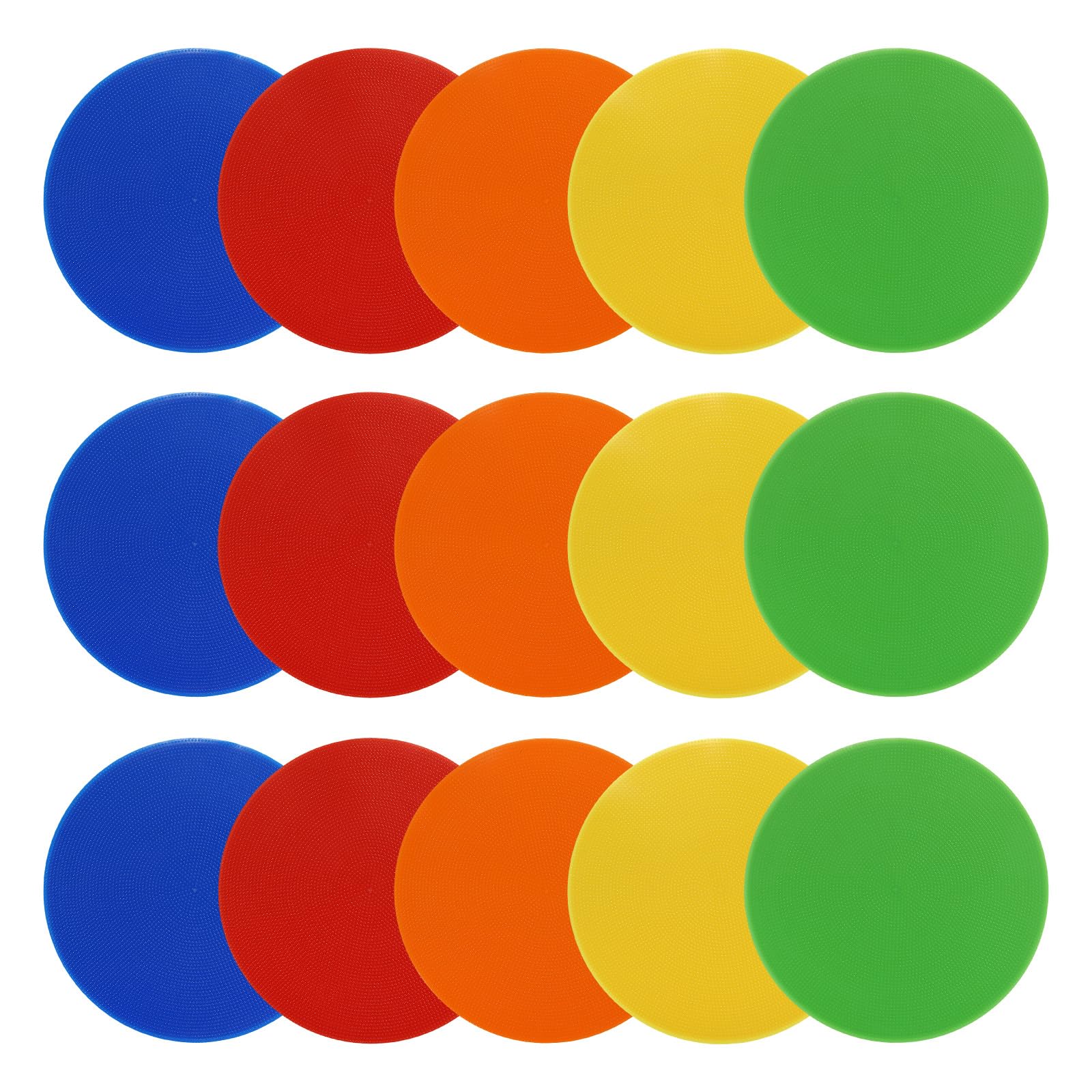 PATIKIL 9 Inch Spot Markers, 30Pcs Agility Dots Floor Flat Spot Markers PVC Anti-Slip Sports Dots Flat Field Cones for Soccer Football Speed Agility Training