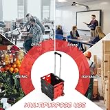 Rainberg Heavy Duty Folding Trolley Box Cart Extra Large 35kg Capacity view 5
