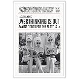 Bathroom Black And White Wall Decor Plot Poster