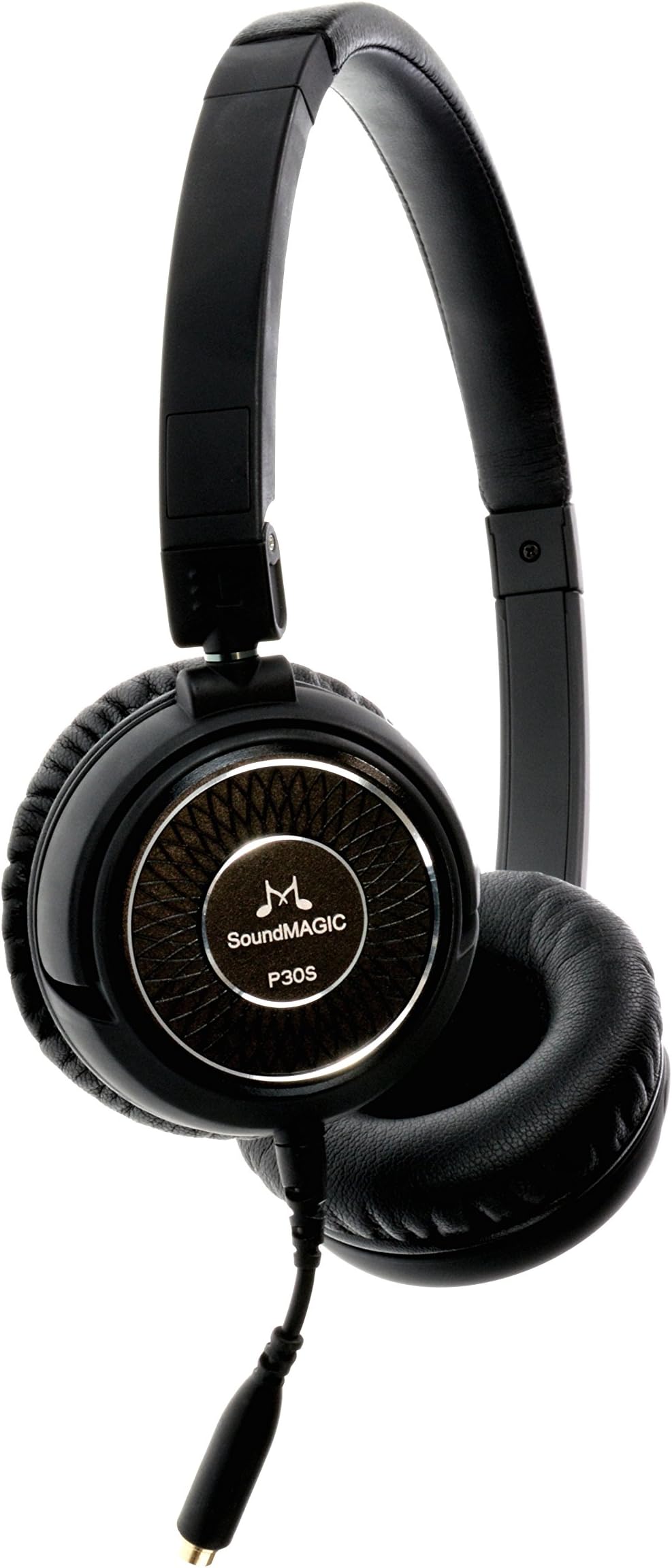 SoundMAGIC P30S Portable Headphones with Microphone - Black