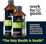 Sterling Nutrition MCT Oil C8 Caprylic 500ml from Coconut Keto Vegan view 8