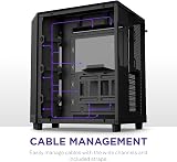 NZXT H6 Flow Compact Mid-Tower PC Case Panoramic Glass Black CC-H61FB-01 view 6