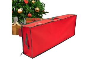 Wrapping Paper Organizer,Large Boxes with Handle | Wrapping Paper Storage Bag with Interior Pockets - for Basement Garage Clo