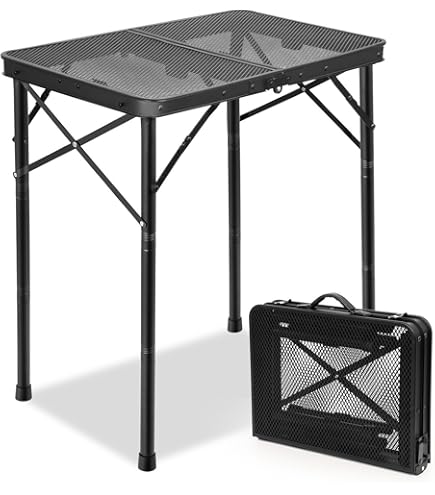 thumbnail image 2 of E EASTSTORM Folding Outdoor Table, Compact And Portable Picnic Table 2 of 9