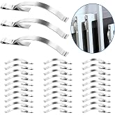 30PCS Window Screen Tension Spring Clips for Aluminum Channels | 1/4" Wide 2-1/4" Long ,Stainless Steel, Securely Holds Screens, Fits 3/8" or 7/16" Frames, Easy Installation