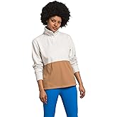 The North Face Women's Pali Pile Fleece ¼ Snap, Gardenia White/Almond Butter, X-Large
