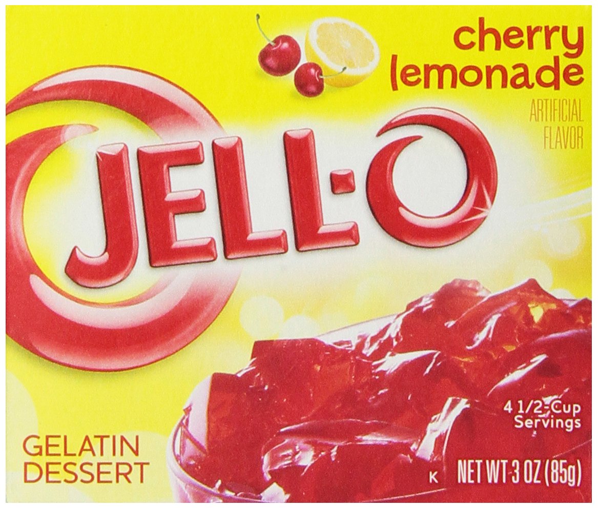 JellO Blackberry Fusion Gelatin Mix 3 Ounce Box (Pack of