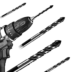 5-Piece 9/16“ Masonry Drill Bits for Tile Glass