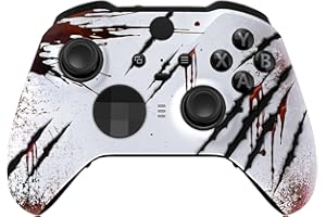 eXtremeRate Wild Attack Replacement Faceplate Cover for Xbox One Elite Controller Series 2 (Model 1797), Soft Touch Front Hou