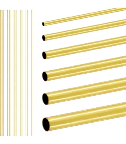 Brass Hollow Tube 0.8mm 0.9mm 1mm 2mm 3mm 4mm 5mm 6mm 7mm-19mm O.D Length 300mm - Foto 9