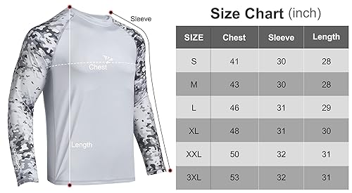 Rodeel Men's UPF 50+ Sun Protection Loose-Fit Fishing Hiking