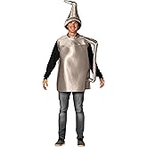 Rasta Imposta Oil Can the Tin Man Halloween Costume, Men and Women, Adult One Size, Metallic