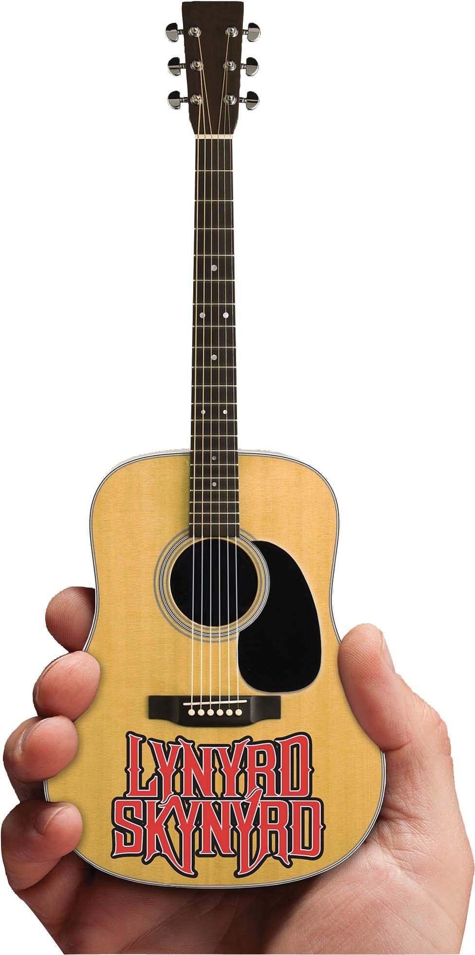 Iconic Concepts Lynyrd Skynyrd Acoustic Mini Guitar Replica with Logo (2M-L02-5007)