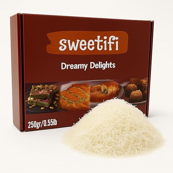 SWEETIFI KATAIFI SHREDDED FILLO DOUGH, DRIED CHOPPED KATAIFI...