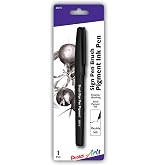Pentel Arts Sign Pen Brush, Black Pigment Ink, 1 Pack (SESP15BPA)