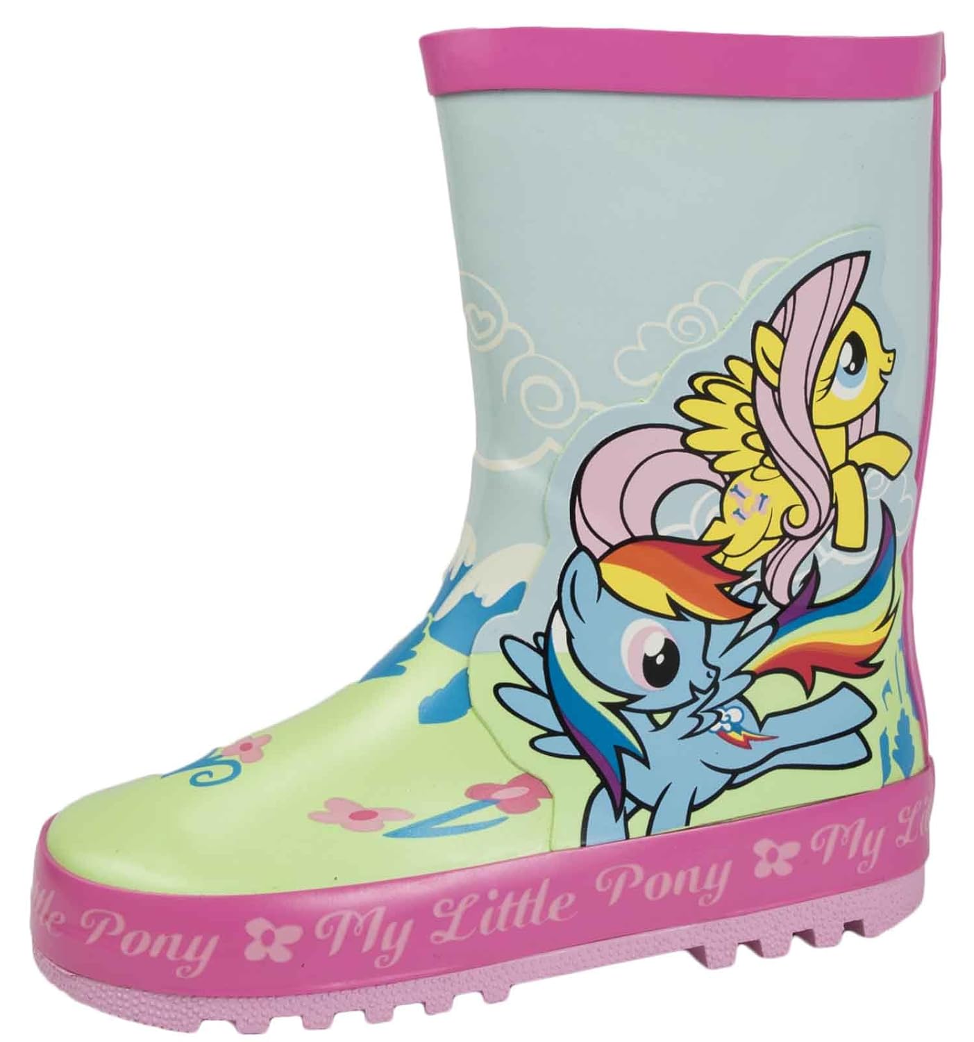 My Little Pony Rubber Wellies Wellington Boots Wellys Snow Boots Girls