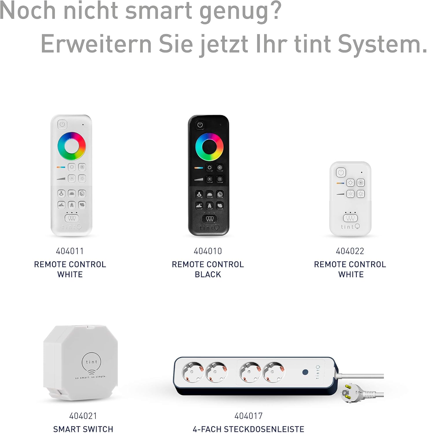tint Smart Remote Control - Control White Tones - Setting Light Groups - Ideal for White Light Products - Colour: White - Image 5