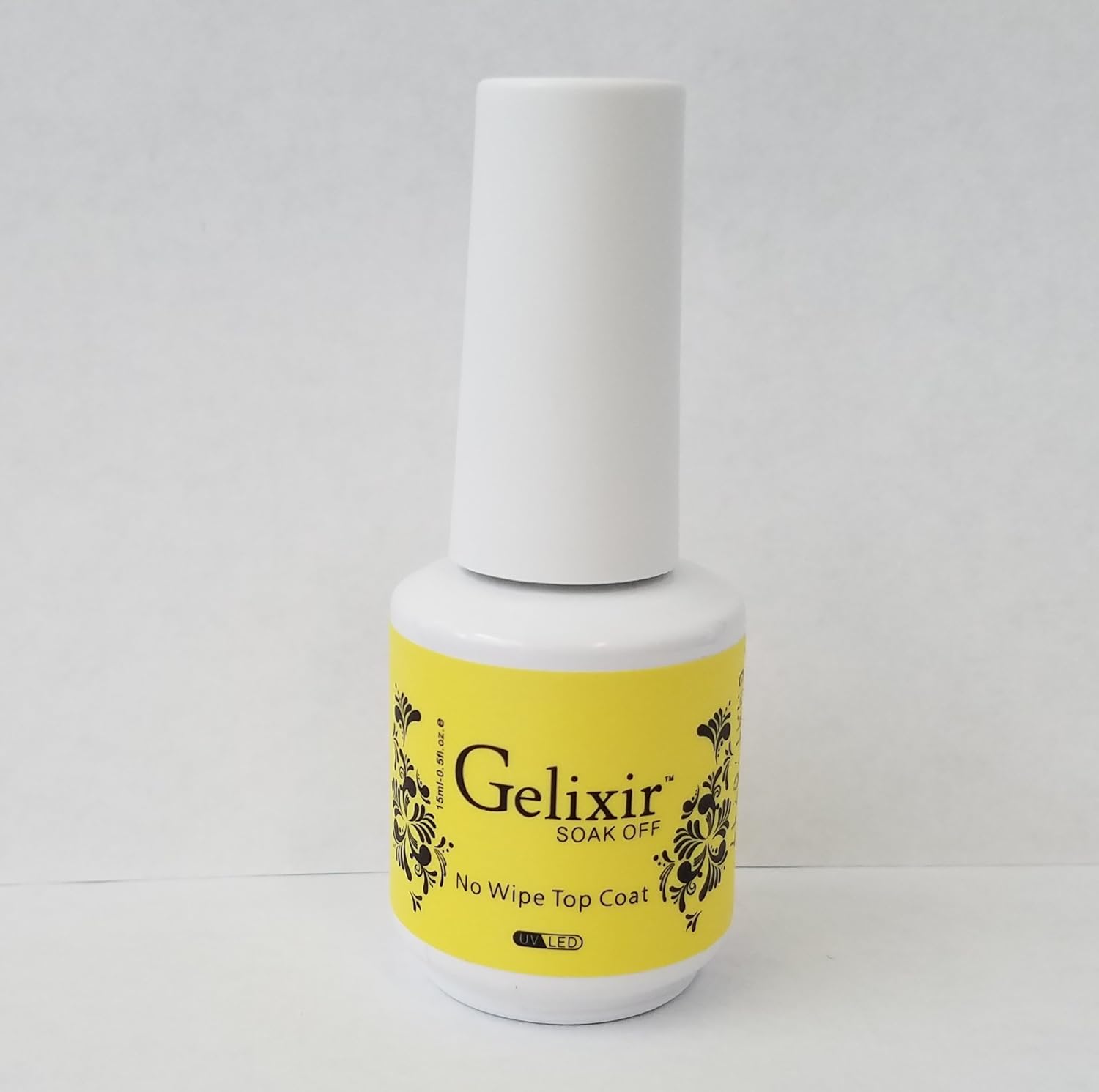 GELIXIR - Soak Off Gel No-wipe Top Coat - .5 Oz / 15 mL : Beauty