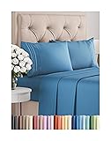 Queen Size 4 Piece Sheet Set - Comfy Breathable
